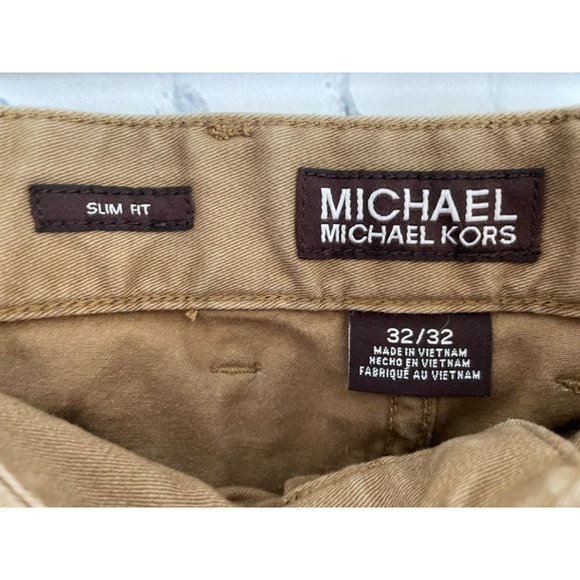 Men's Michael Kors Tan slim fit Pants size 32 x 32 - Picture 6 of 8